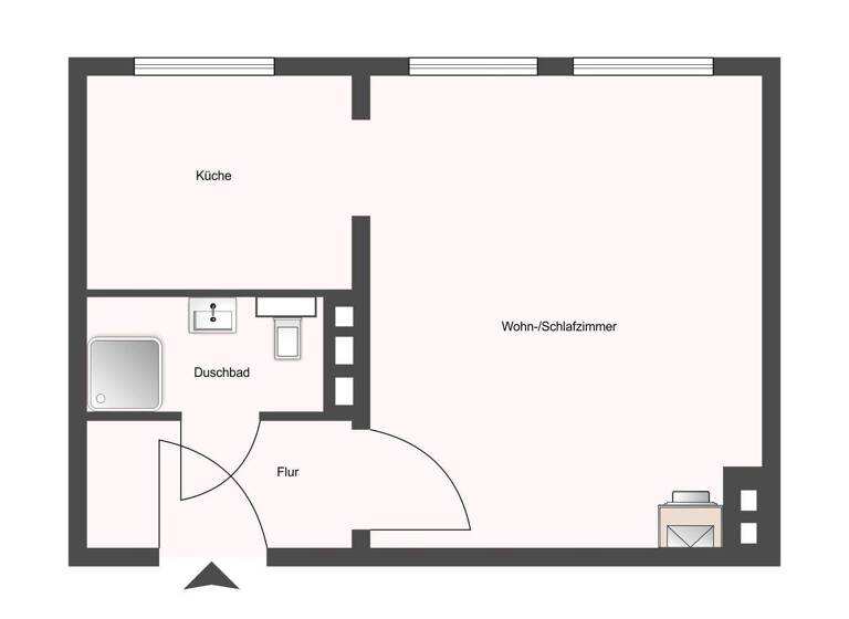 Studio zum Kauf provisionsfrei 88.000 € 1 Zimmer 23,9 m² EG Ratzeburg 23909