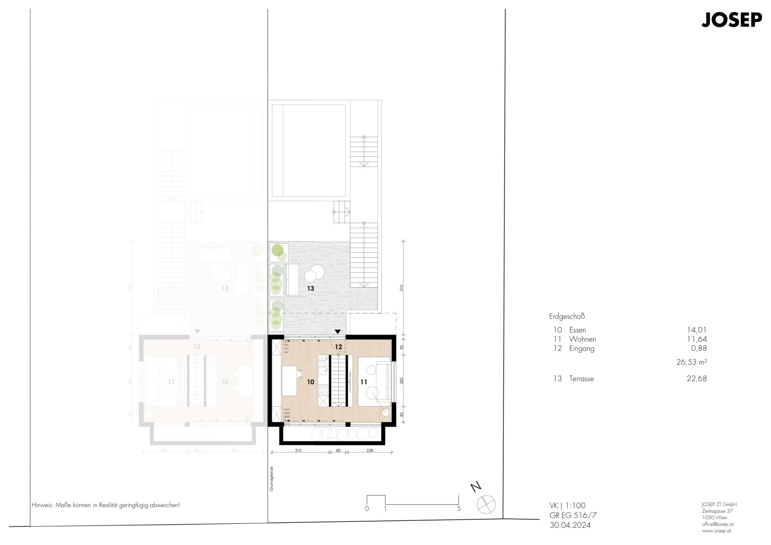 Doppelhaushälfte zum Kauf 790.000 € 5 Zimmer 100 m²<br/>Wohnfläche 507 m²<br/>Grundstück Wien 1190