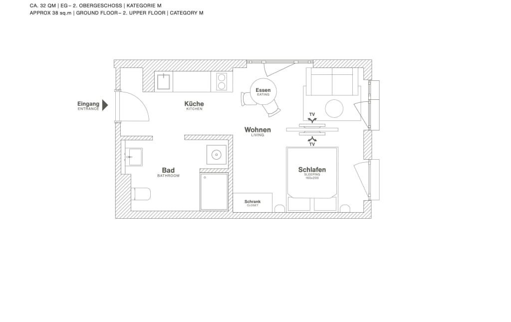 Wohnung zur Miete Wohnen auf Zeit 1.872 € 1 Zimmer 35 m²<br/>Wohnfläche 01.01.2025<br/>Verfügbarkeit Am Flughafen Kienberg Schönefeld 12529