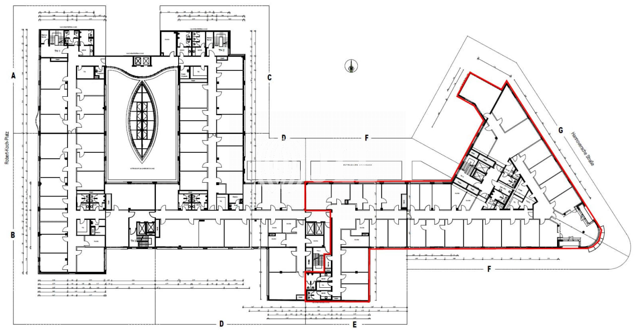 Bürofläche zur Miete provisionsfrei 25 € 1.469 m²<br/>Bürofläche ab 403 m²<br/>Teilbarkeit Mitte Berlin 10115