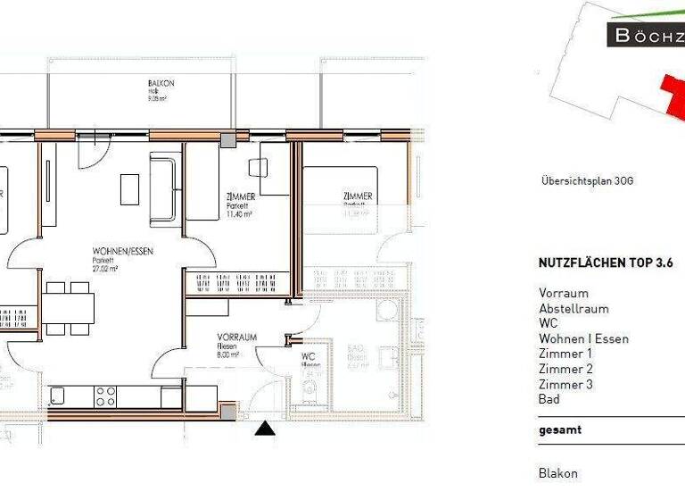 Wohnung zur Miete - Erstbezug 475 € 3 Zimmer 72 m² 3. Geschoss frei ab 01.06.2026 Knittelfeld 8720