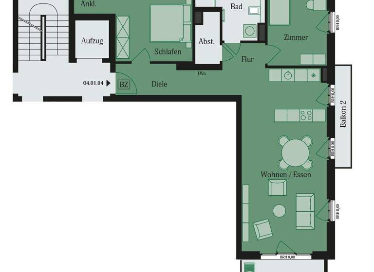 Wohnung zur Miete - Erstbezug 1.435 € 3 Zimmer 88,7 m² Bischof-Ketteler-Str. 22 Lämmerspiel Mühlheim 63165