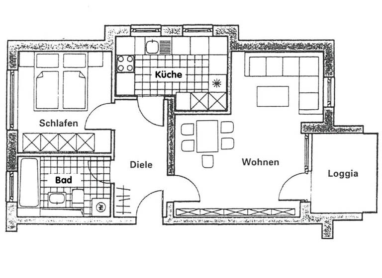 Wohnung zur Miete 510 € 2 Zimmer 54,6 m²<br/>Wohnfläche 1.<br/>Geschoss Weinböhla 01689