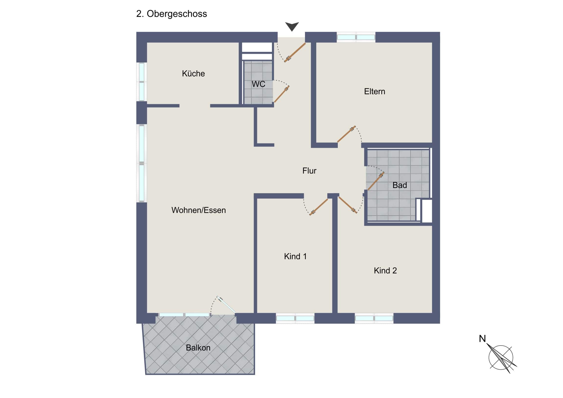 Wohnung zum Kauf 470.000 € 4 Zimmer 90 m²<br/>Wohnfläche 2.<br/>Geschoss Endersbach Weinstadt 71384