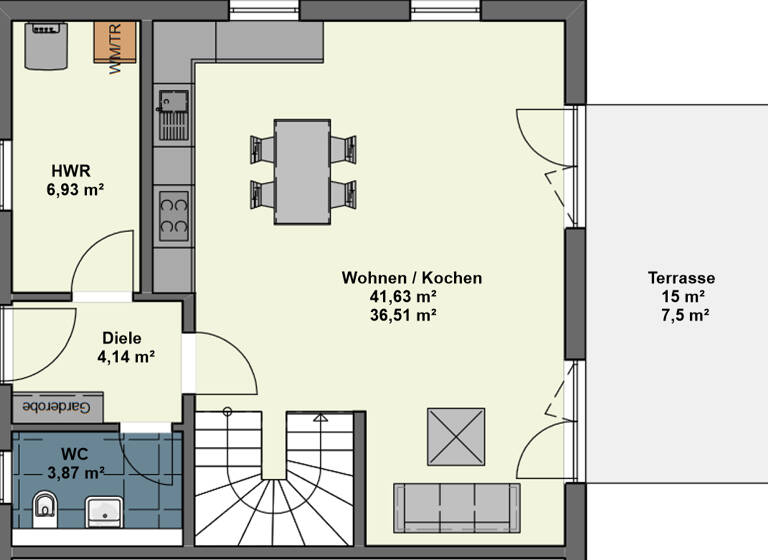 Doppelhaushälfte zum Kauf - Neubau 499.000 € 4 Zimmer 110 m²<br/>Wohnfläche 233 m²<br/>Grundstück Ampfing Ampfing 84539
