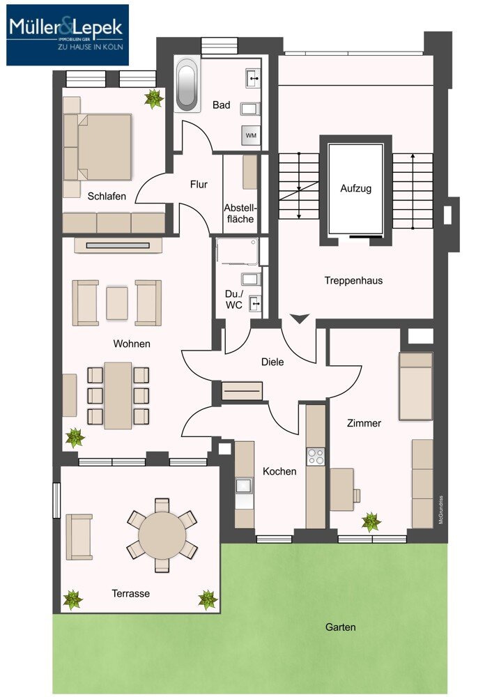 Wohnung zum Kauf 670.000 € 3 Zimmer 98,5 m²<br/>Wohnfläche Lindenthal Köln 50931