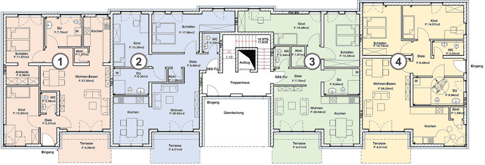 Wohnung zum Kauf 256.470 € 3 Zimmer 92,1 m²<br/>Wohnfläche 1.<br/>Geschoss Johannesweg 7 Nastätten 56355