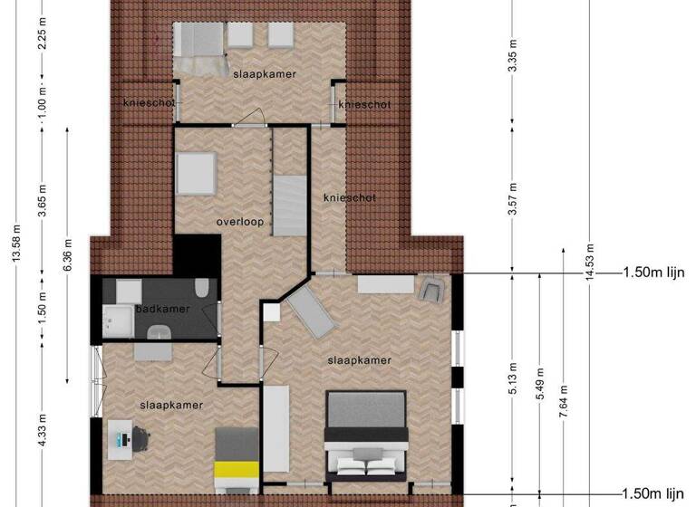 Villa zum Kauf 1.575.000 € 5 Zimmer 182 m² 9.523 m² Grundstück oude liesboslaan 265 breda 4839 AC