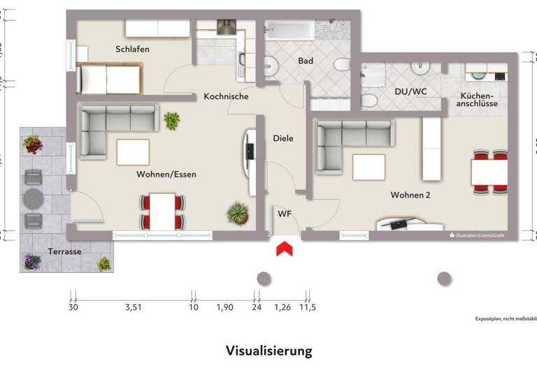 Wohnung zum Kauf 189.000 € 3 Zimmer 77,2 m² Holzen Schwerte 58239