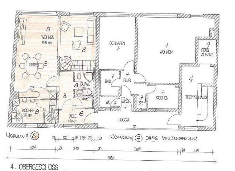 Wohnung zum Kauf provisionsfrei 699.000 € 5 Zimmer 170 m² 4. Geschoss Rennweg Nürnberg 90489