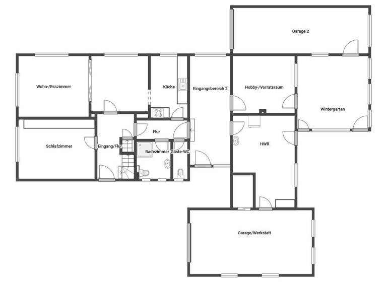 Einfamilienhaus zum Kauf 259.000 € 7 Zimmer 130 m² 1.000 m² Grundstück Victorbur Südbrookmerland 26624