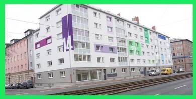 Wohnung zur Miete 785 € 2 Zimmer 61,4 m² 3. Geschoss frei ab sofort Gärten b Wöhrd Nürnberg 90489
