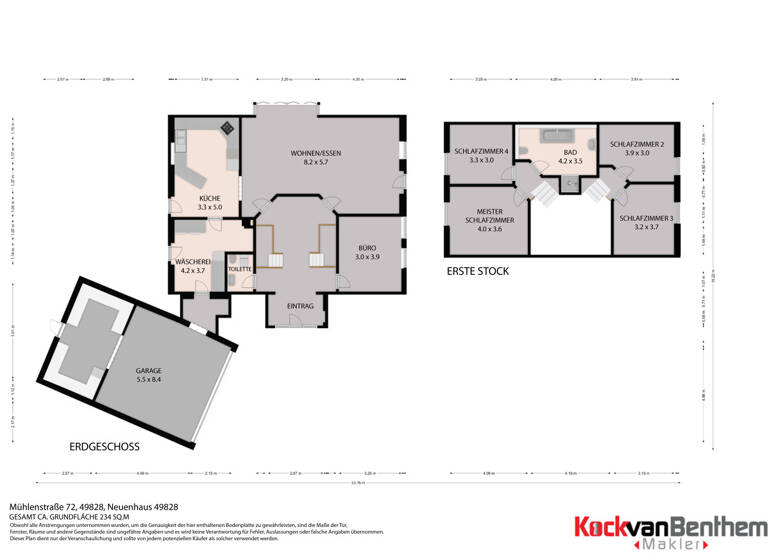 Einfamilienhaus zum Kauf 495.000 € 6 Zimmer 234 m² 950 m² Grundstück Veldhausen Neuenhaus / Veldhausen 49828