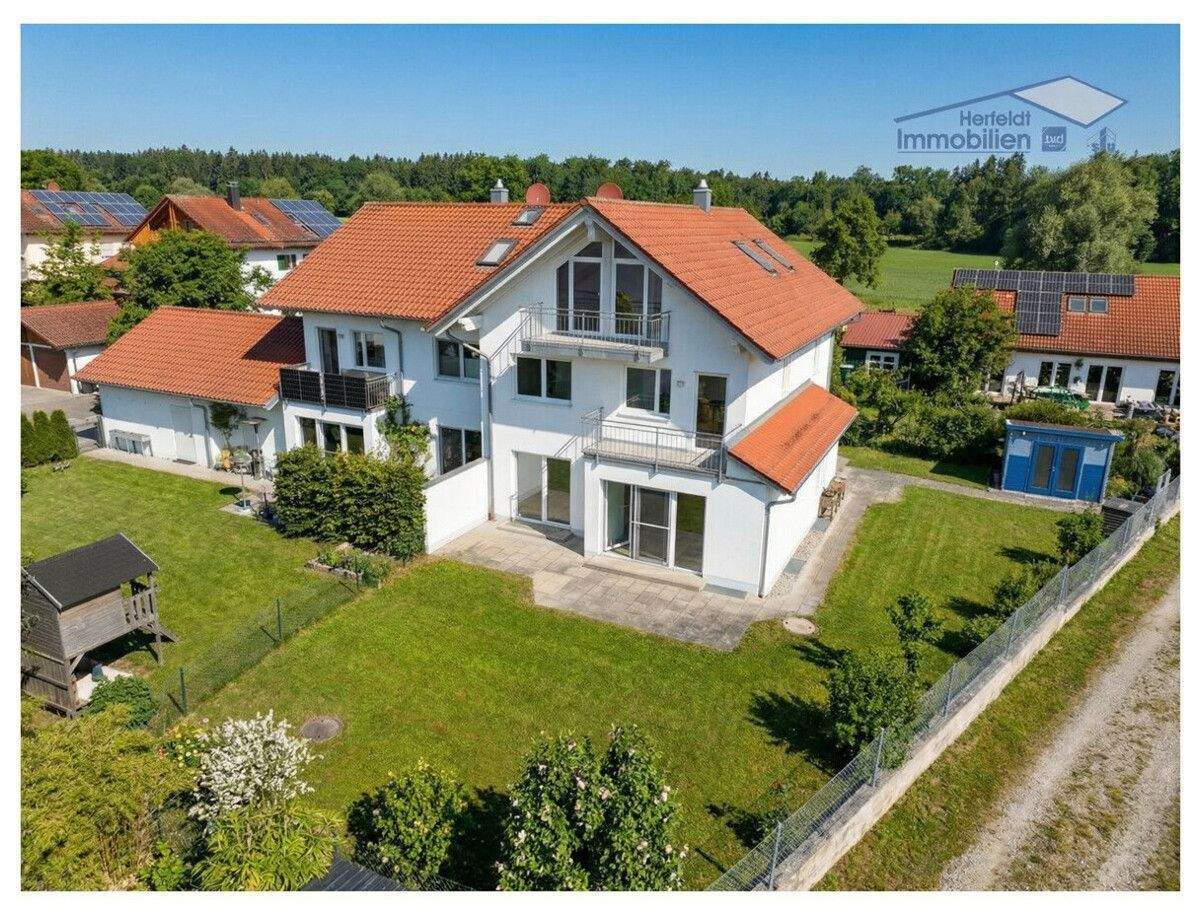 Immobilie in Greifenberg - Wohnen und Arbeiten mit Alpenpanorama - exklusive Doppelhaushälfte nahe Ammersee ab sofort verfügbar - Bild 1