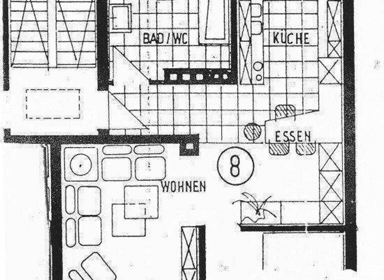 Wohnung zur Miete 790 € 2 Zimmer 59 m² 5. Geschoss frei ab sofort Murrstraße Gostenhof Nürnberg 90429