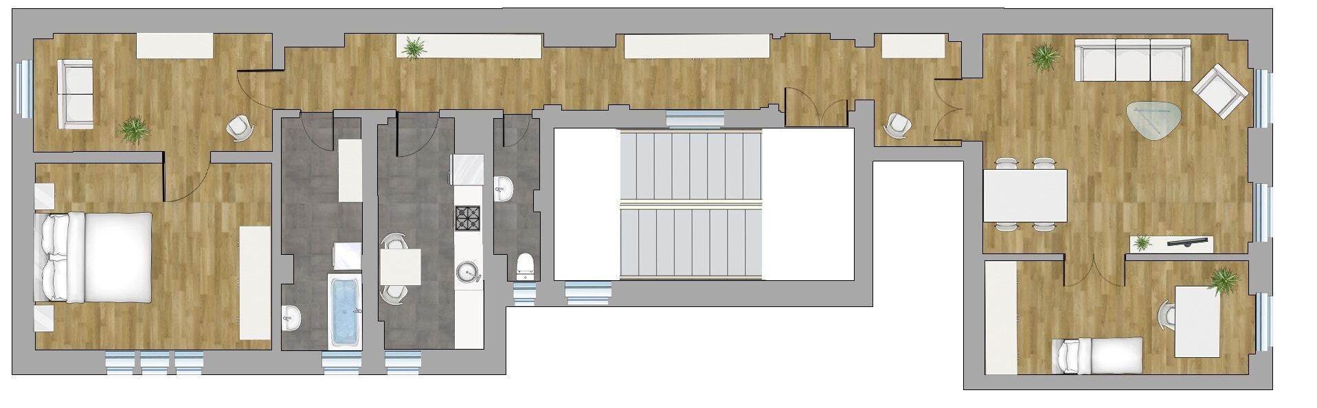 Wohnung zum Kauf provisionsfrei 376.000 € 4 Zimmer 116 m²<br/>Wohnfläche Äußere Neustadt (Schönfelder Str.) Dresden 01099