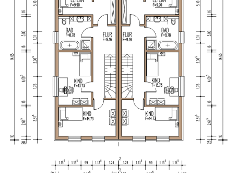 Doppelhaushälfte zum Kauf - Erstbezug provisionsfrei 290.000 € 6 Zimmer 131 m² 500 m² Grundstück frei ab sofort Birkenfeld 55765