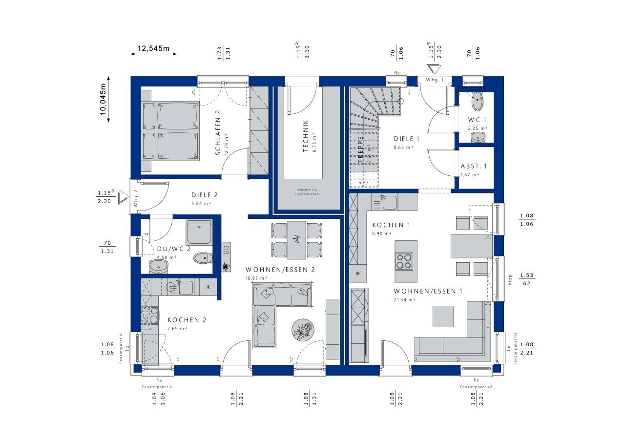 Mehrfamilienhaus zum Kauf provisionsfrei 746.191 € 7 Zimmer 207 m²<br/>Wohnfläche 956 m²<br/>Grundstück Eberbach Eberbach 69412