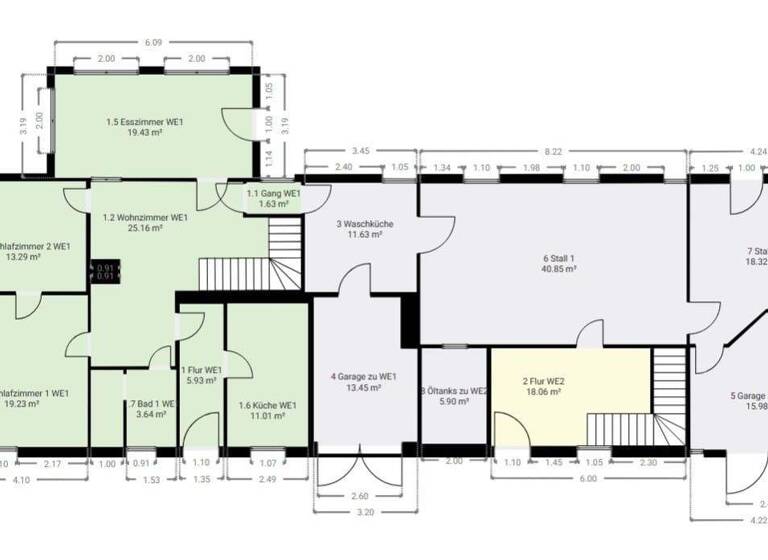 Mehrfamilienhaus zum Kauf 246.000 € 12 Zimmer 351,1 m² 2.398 m² Grundstück Oberjahna Käbschütztal 01665