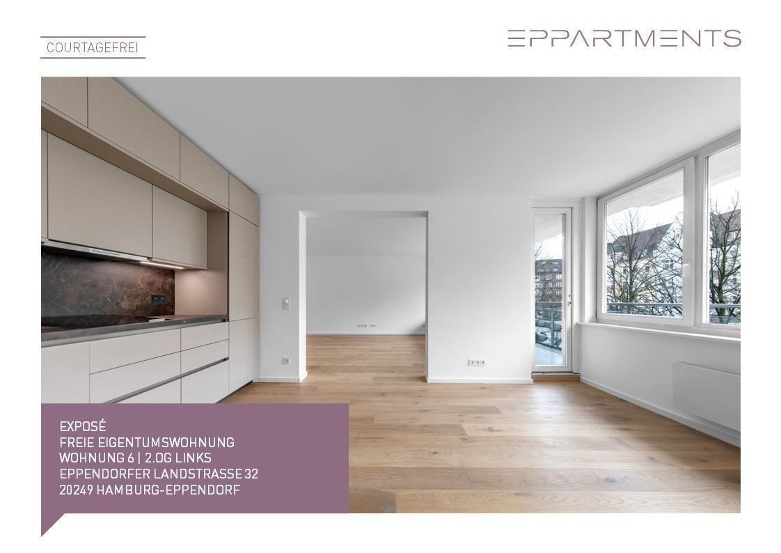 Wohnung zum Kauf 1.190.000 € 3 Zimmer 96,2 m²<br/>Wohnfläche 2.<br/>Geschoss ab sofort<br/>Verfügbarkeit Eppendorfer Landstraße 32 Eppendorf Hamburg 20249