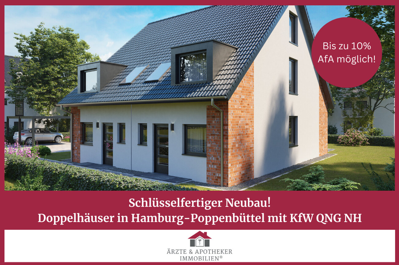 Doppelhaushälfte zum Kauf 2.389.000 € 12 Zimmer 360 m²<br/>Wohnfläche 911 m²<br/>Grundstück Poppenbüttel Hamburg / Poppenbüttel 22399