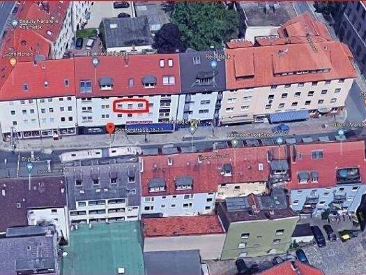 Wohnung zur Miete 620 € 3 Zimmer 73 m² 1. Geschoss Sonnenstraße 16 Innenstadt Braunschweig 38100
