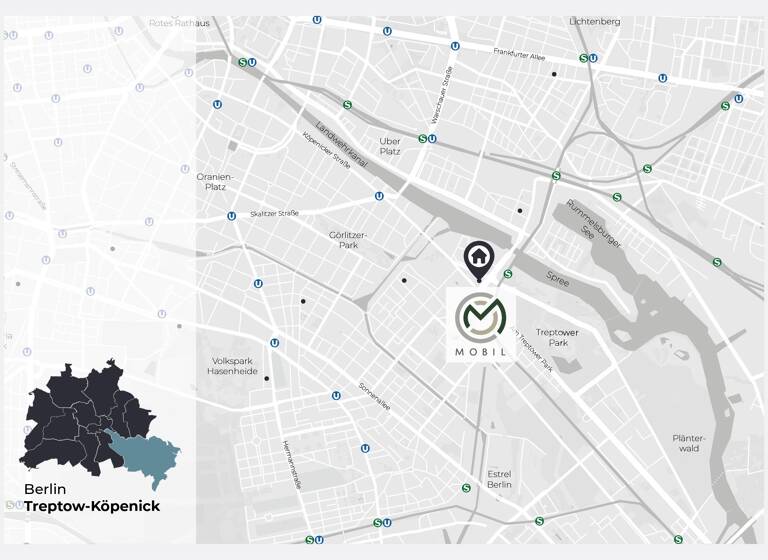 Wohnung zum Kauf provisionsfrei 339.900 € 1,5 Zimmer 45,2 m² EG Puschkinallee 46a Alt-Treptow Berlin 12435