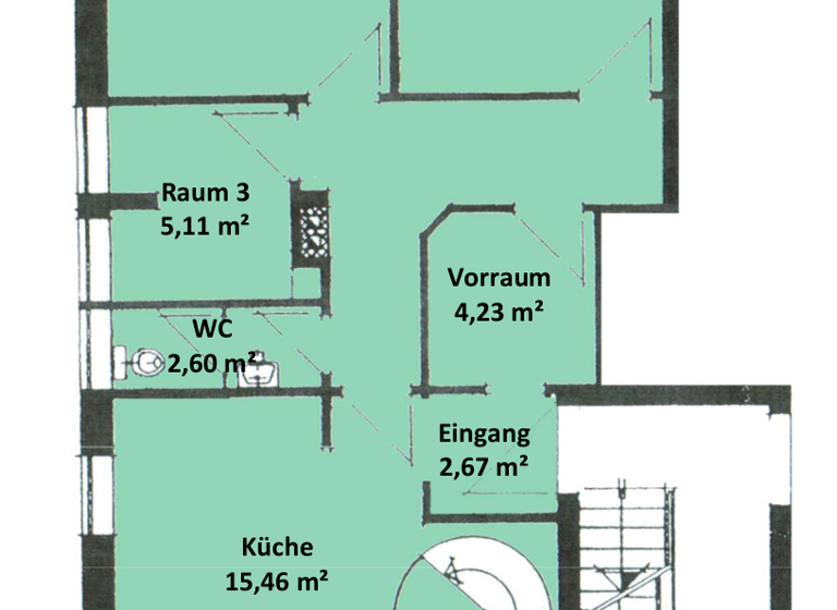 Praxisfläche zur Miete 520 € 64 m² Bürofläche Blumenstraße 4 Hude 27798
