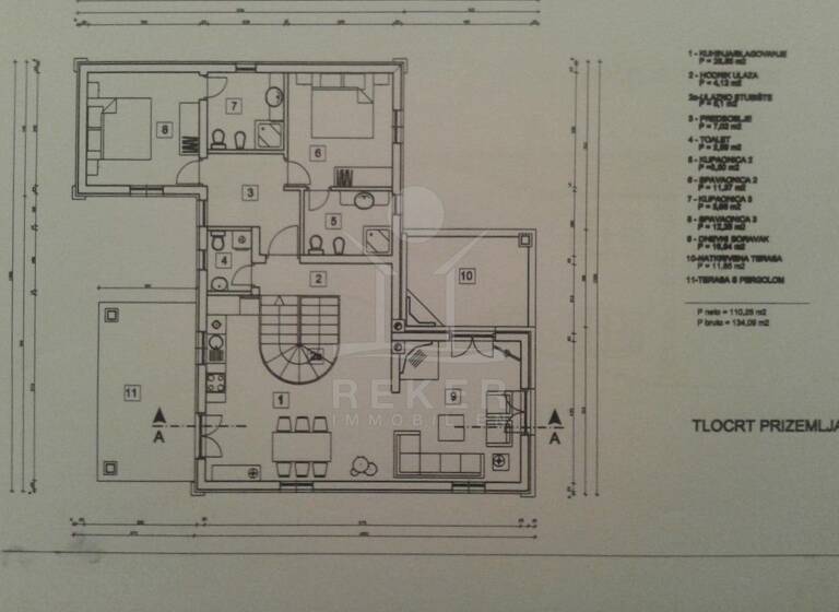 Villa zum Kauf 740.000 € 5 Zimmer 219 m² 666 m² Grundstück Vizinada 52440