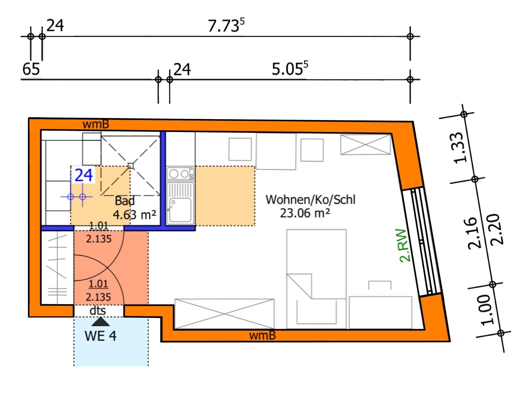 Wohnung zum Kauf provisionsfrei 187.000 € 1 Zimmer 27,7 m²<br/>Wohnfläche EG<br/>Geschoss Alt-Endenich Bonn 53121