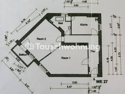 Wohnung zur Miete Tauschwohnung 1.000 € 2 Zimmer 75 m² Mariendorf Tempelhof-Schöneberg 12161