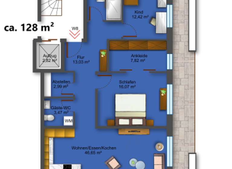 Wohnung zum Kauf provisionsfrei 665.000 € 3 Zimmer 127,9 m² Nordshausen Kassel 34132