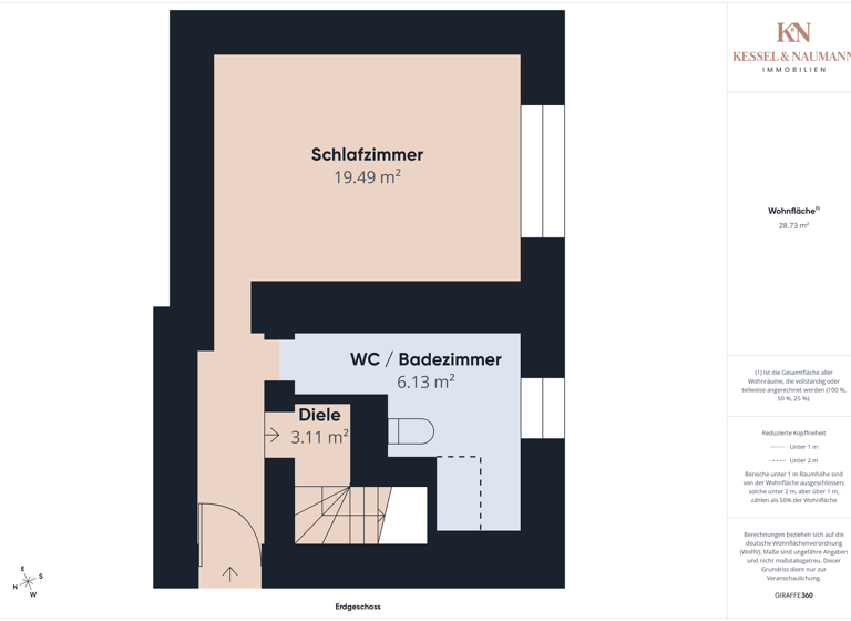 Doppelhaushälfte zum Kauf 269.000 € 3 Zimmer 73,3 m² 161 m² Grundstück Nieder-Ramstadt Mühltal 64367