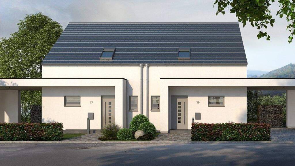 Doppelhaushälfte zum Kauf 366.700 € 4 Zimmer 123,2 m² 300 m² Grundstück Mimberg Burgthann 90559