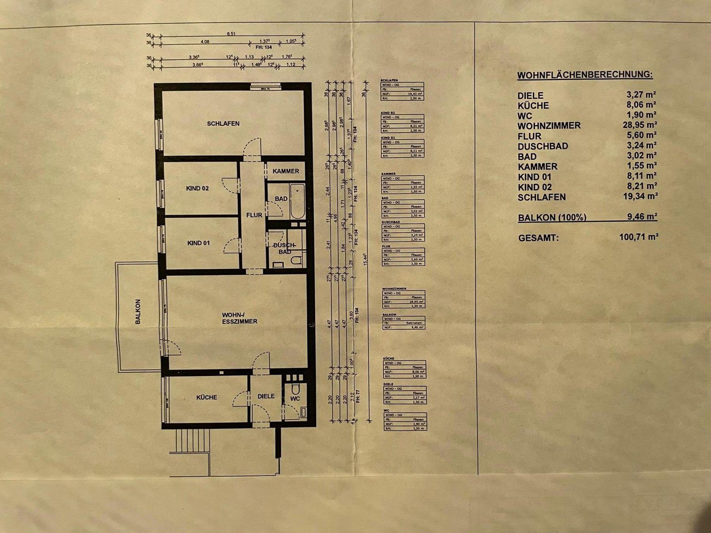 Wohnung zum Kauf provisionsfrei 359.000 € 3 Zimmer 96,5 m²<br/>Wohnfläche 2.<br/>Geschoss Refrath Bergisch Gladbach 51427