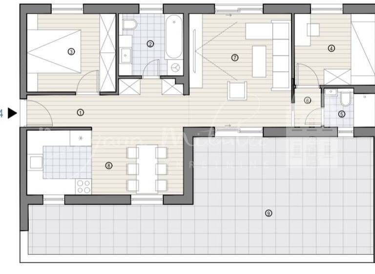 Wohnung zum Kauf 273.564 € 5 Zimmer 76 m² 2. Geschoss Gornji grad - Medvescak