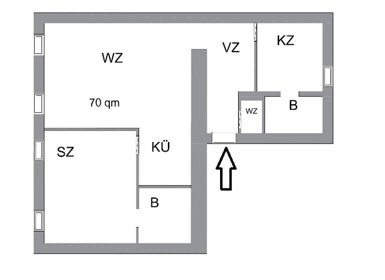 Wohnung zum Kauf 285.000 € 3 Zimmer 70 m² Wien 1210