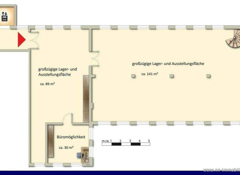 Lagerhalle zur Miete 1.000 € 292 m² Lagerfläche Wyhl 79369