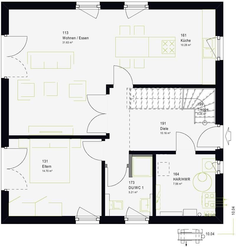 Einfamilienhaus zum Kauf provisionsfrei 328.000 € 5 Zimmer 150 m²<br/>Wohnfläche Ossa Geithain 04643