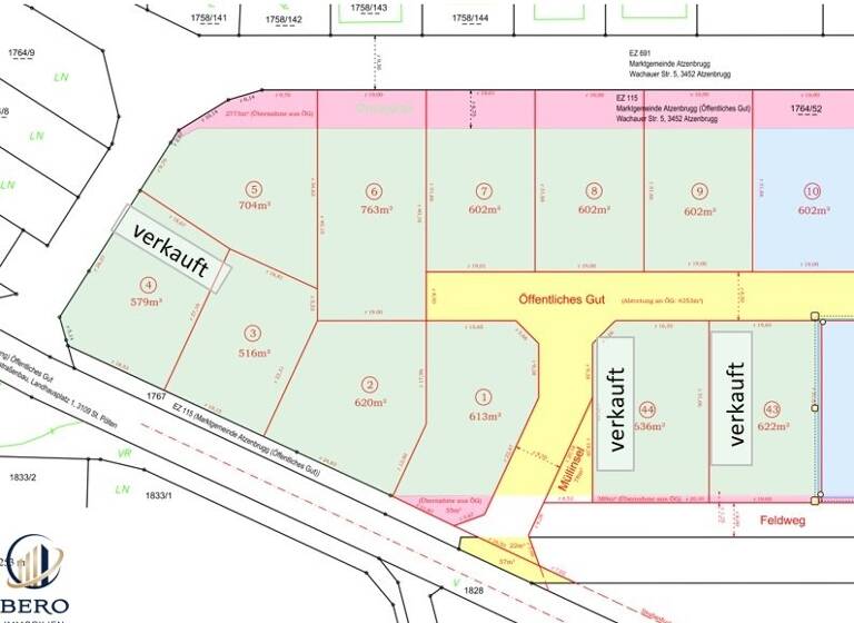 Grundstück zum Kauf 135.000 € 620 m² Grundstück Trasdorf 3452