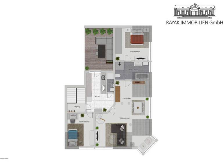 Wohnung zum Kauf 449.000 € 3,5 Zimmer 91 m² Benrath Düsseldorf Benrath 40597