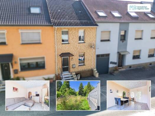 Reihenmittelhaus zum Kauf 119.000 € 5 Zimmer 96 m² 324 m² Grundstück Großrosseln Großrosseln 66352