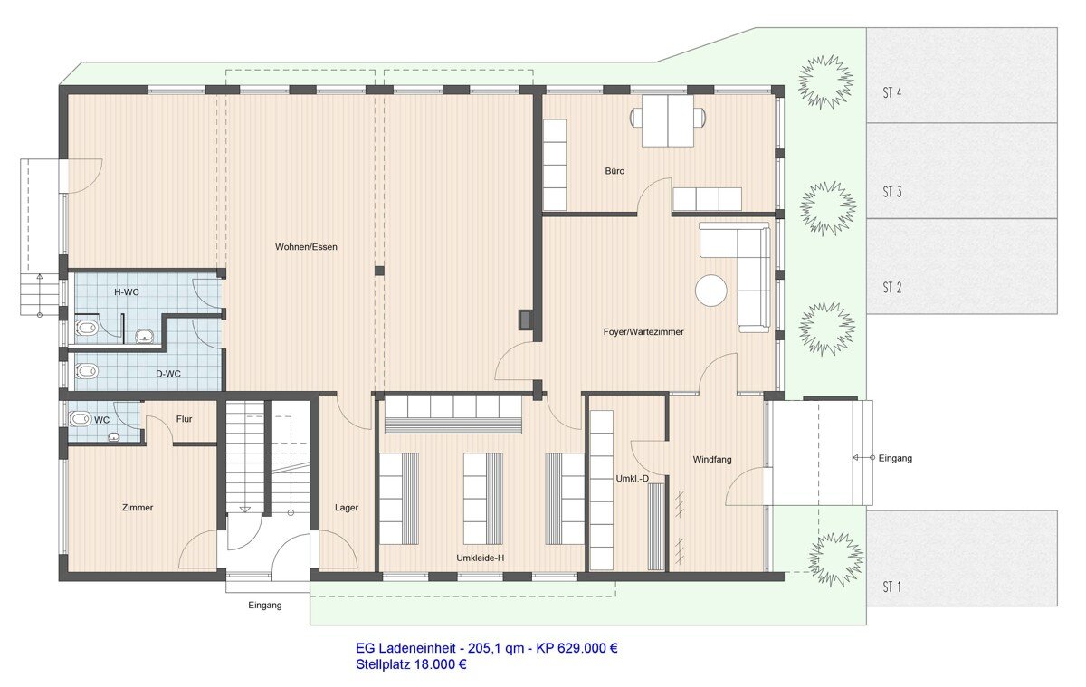 Wohnung zum Kauf 189.000 € 2 Zimmer 54,9 m²<br/>Wohnfläche 1.<br/>Geschoss Scharnhausen Ostfildern 73760