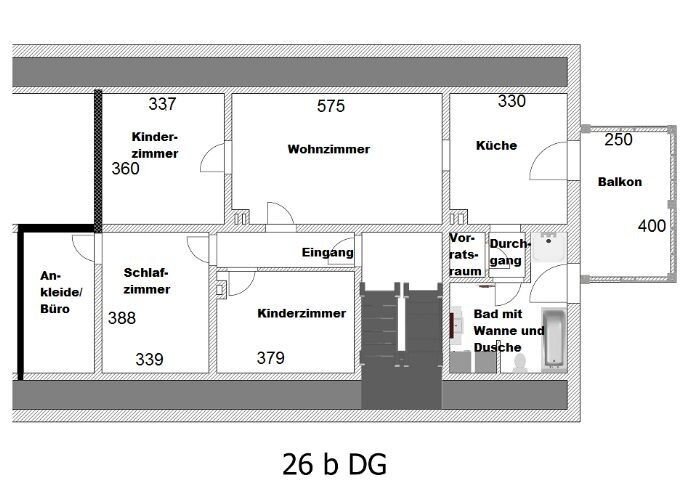 Wohnung zur Miete 700 € 4,5 Zimmer 100 m²<br/>Wohnfläche 3.<br/>Geschoss Rothenacker 26 Rothenacker Tanna 07922