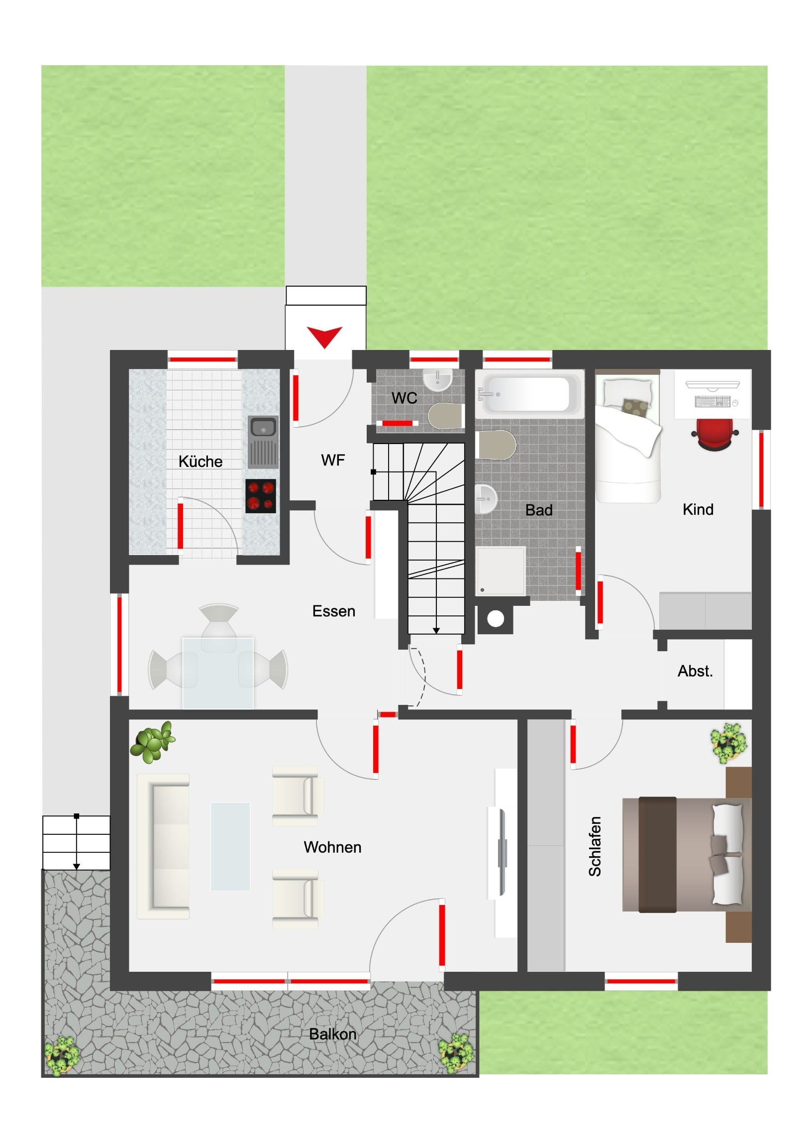 Einfamilienhaus zum Kauf 398.000 € 6 Zimmer 160 m²<br/>Wohnfläche 814 m²<br/>Grundstück ab sofort<br/>Verfügbarkeit Thannhausen Thannhausen 86470