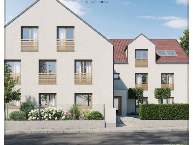 Terrassenwohnung zum Kauf - Neubau provisionsfrei 515.000 € 3 Zimmer 67,4 m² 3 Geschosse frei ab 01.12.2028 Parkstraße 25 Altenerding Erding 85435