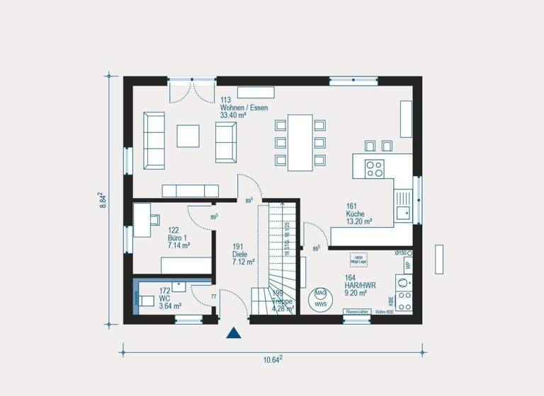 Einfamilienhaus zum Kauf - Erstbezug provisionsfrei 386.659 € 5 Zimmer 151,2 m² 695,3 m² Grundstück Schulzendorf 15732