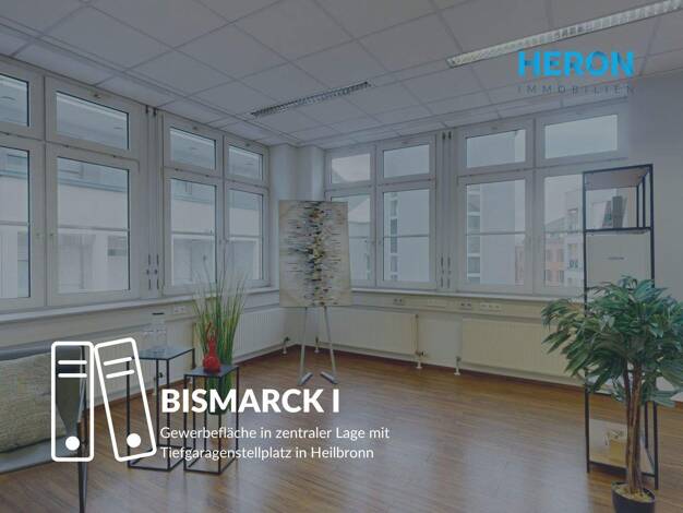 Bürofläche zur Miete 1.150 € 2,5 Zimmer 90 m² Bürofläche Heilbronn 74072