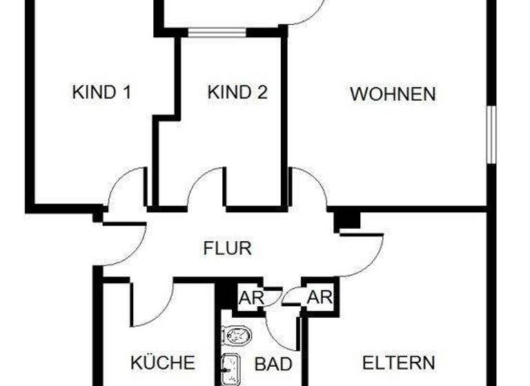 Wohnung zur Miete 622 € 4 Zimmer 70 m² 1. Geschoss frei ab 08.03.2026 Leithestr. 122 Ückendorf Gelsenkirchen 45886