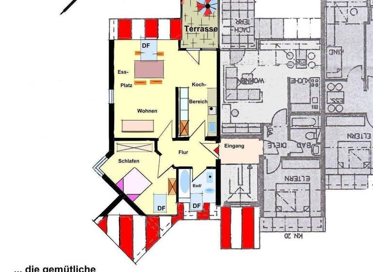 Wohnung zum Kauf 219.000 € 2,5 Zimmer 51,5 m² Geschoss 2/2 frei ab sofort Herrenberg 71083